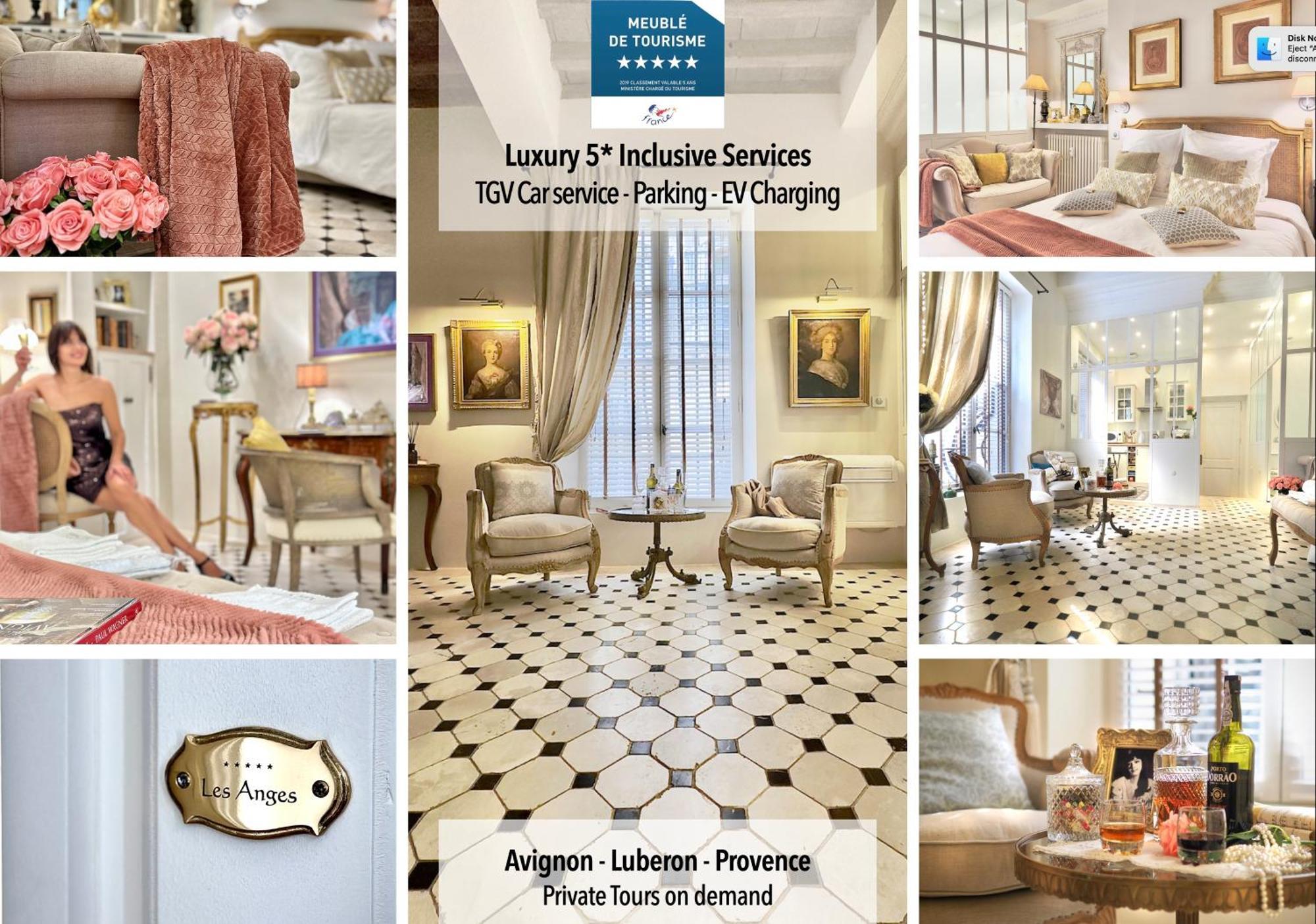 Les Anges Deluxe Avignon - Luxury Home & Exclusive Private Tours 亞維農 外观 照片